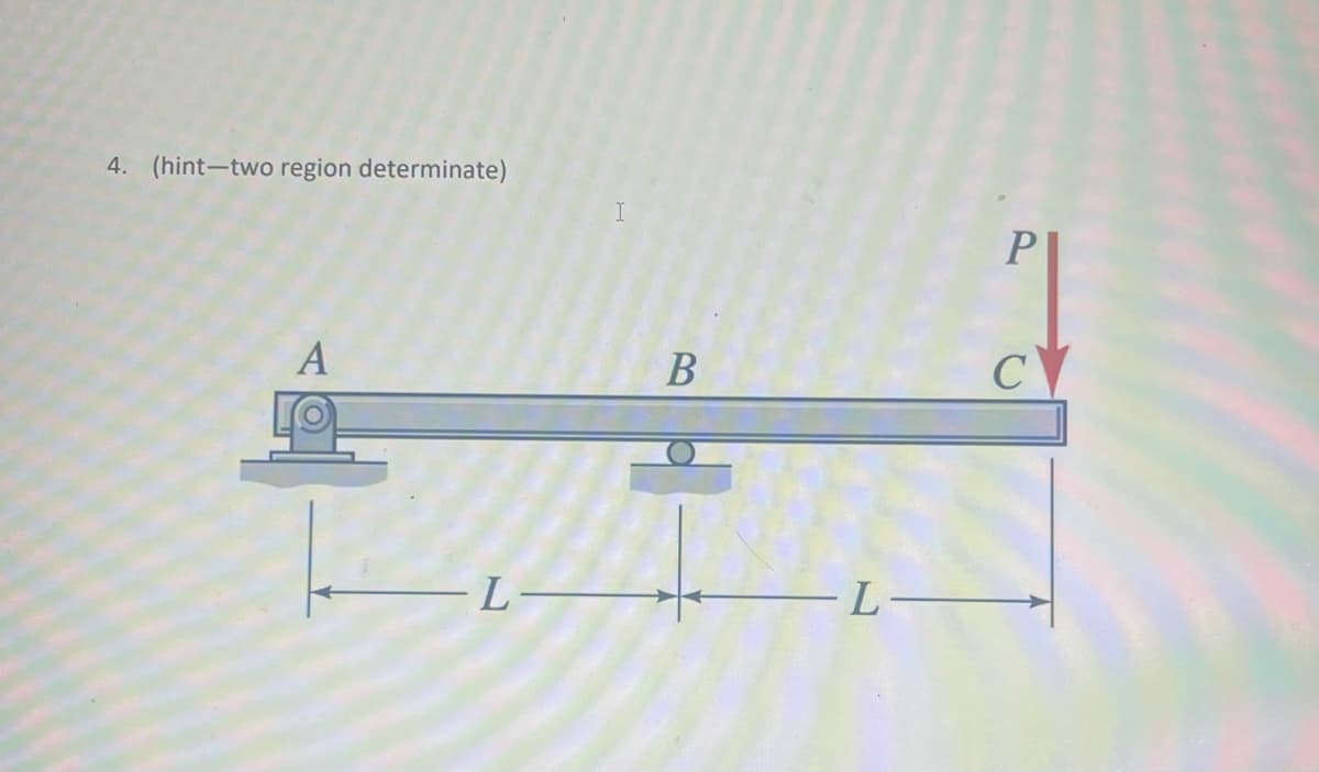 4. (hint-two region determinate)
I
P
A
B
C
L-